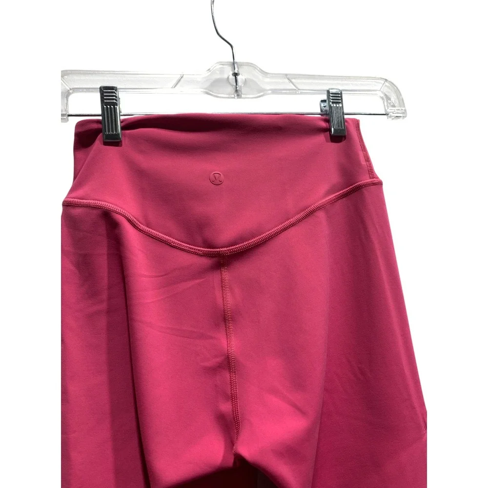 Lululemon Wunder Under SmoothCover HR‎ Tight 25 Rose Blush Pink LW5FV8S Size 4